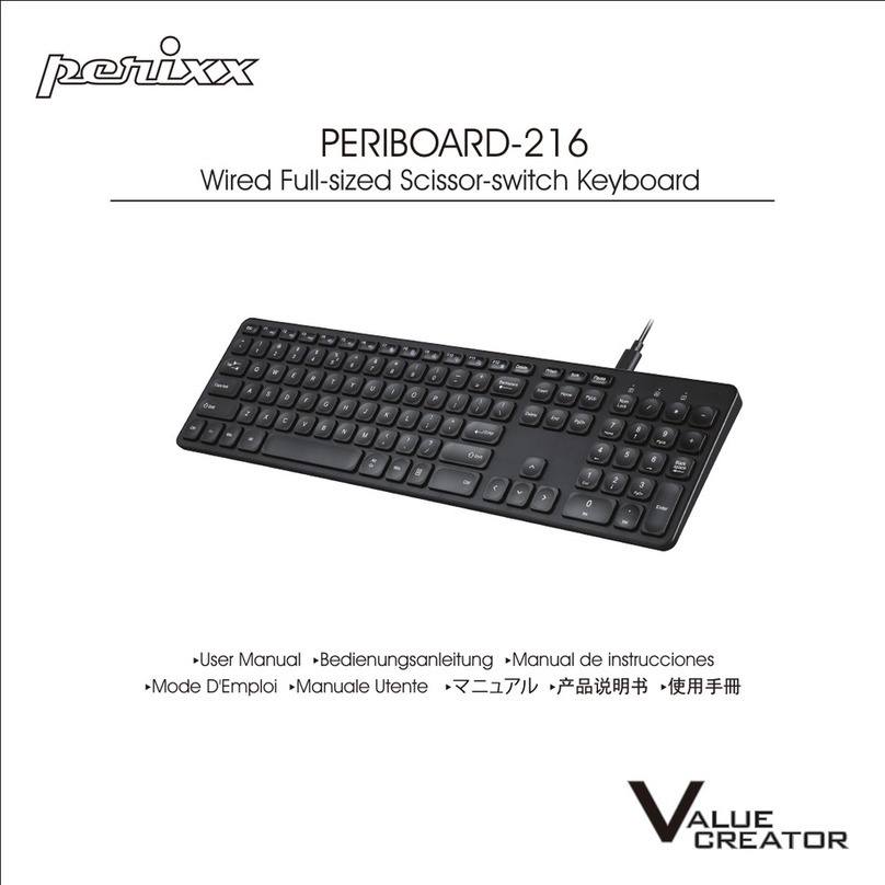 perixx PERIBOARD-216 User manual