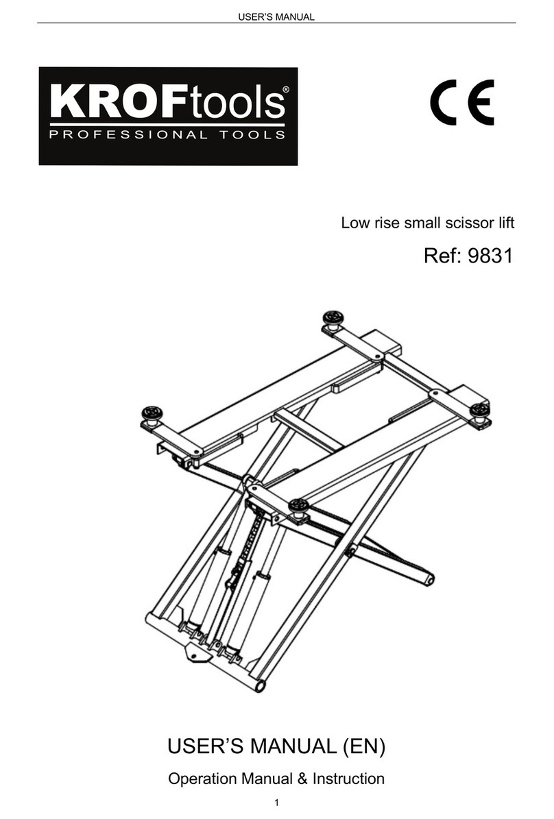 KROFtools 9831 user manual