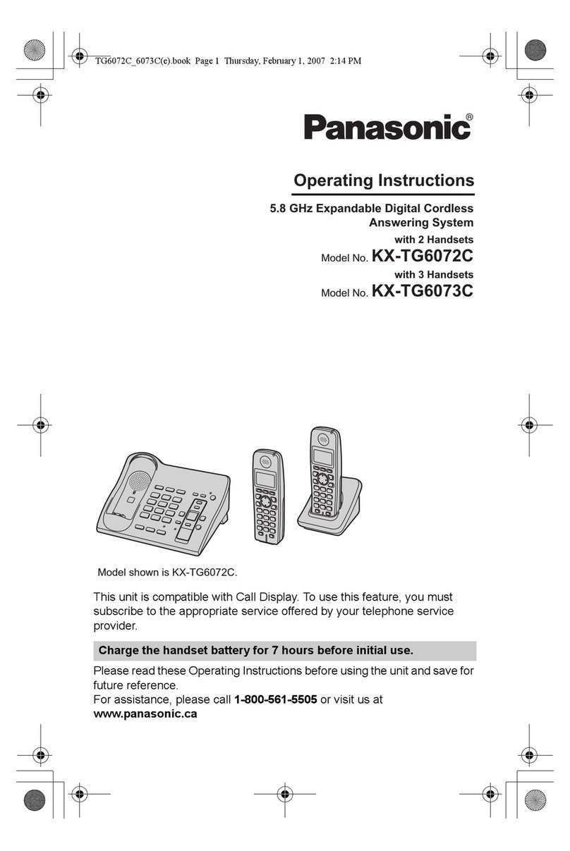 Panasonic KX-TG6072C operating instructions