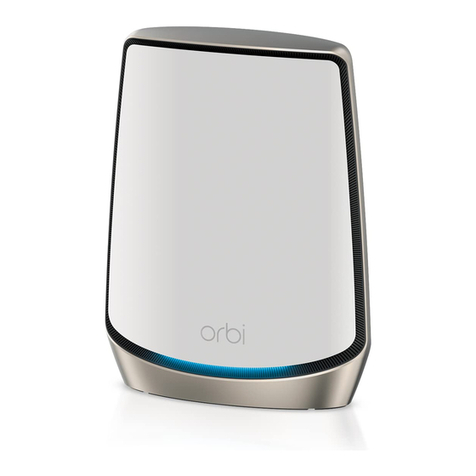 NETGEAR Orbi RBR860 User manual NETGEAR Orbi RBR860 User manual
