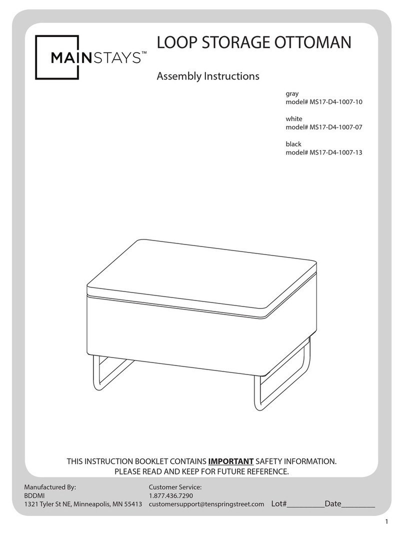 Mainstays MS17-D4-1007-10 Assembly instructions