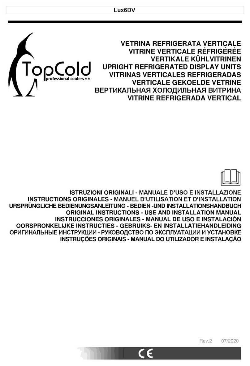 TopCold Lux6DV Use and installation  manual