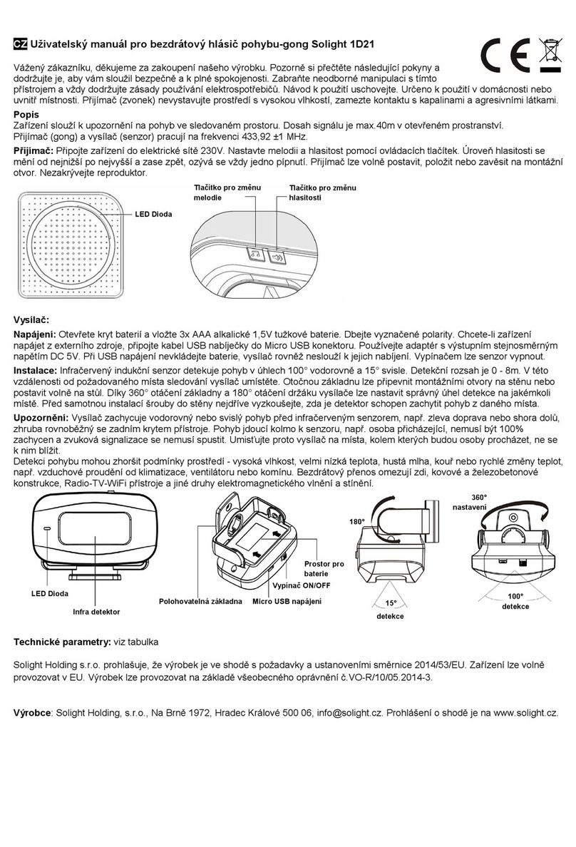 Solight 1D21 user manual