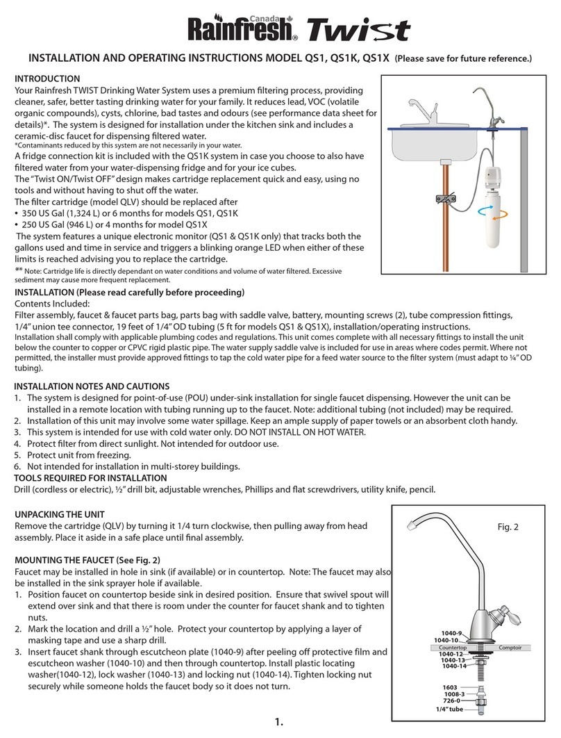 Rainfresh Twist QS1 User manual