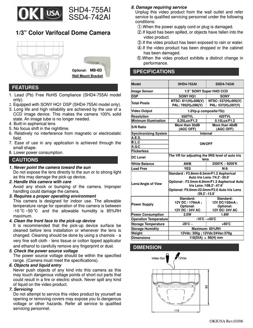 Oki SHD4-755AI quick start guide