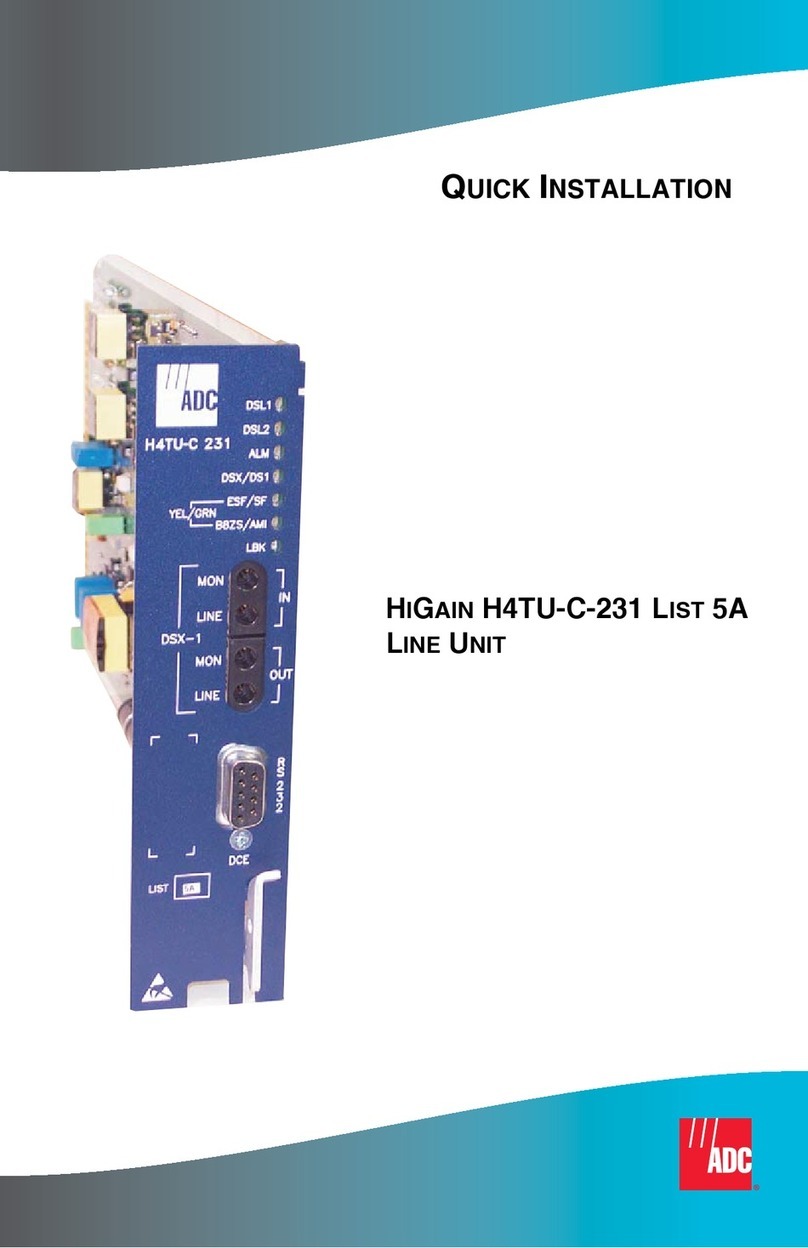 ADC HIGAIN H4TU-C-231 LIST 5A Original operating instructions ADC HIGAIN H4TU-C-231 LIST 5A Original operating instructions