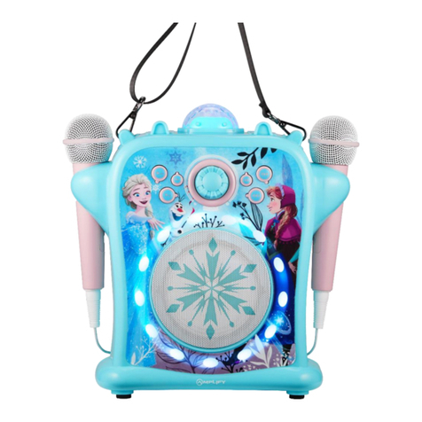 Disney FROZEN KID'S DOUBLE MIC KARAOKE SPEAKER User manual