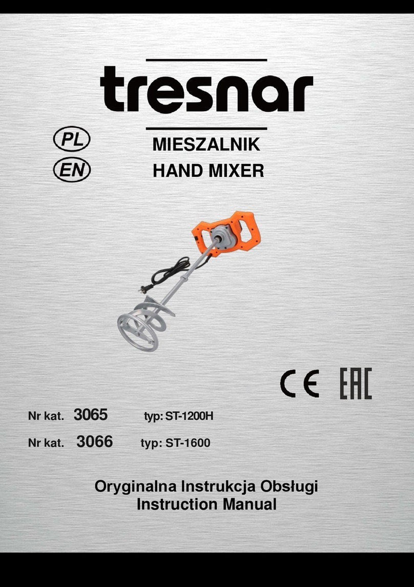 tresnar ST-1200H instruction manual