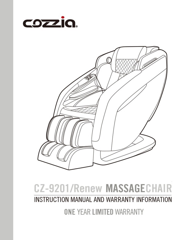 Cozzia Renew Instruction manual and  warranty information