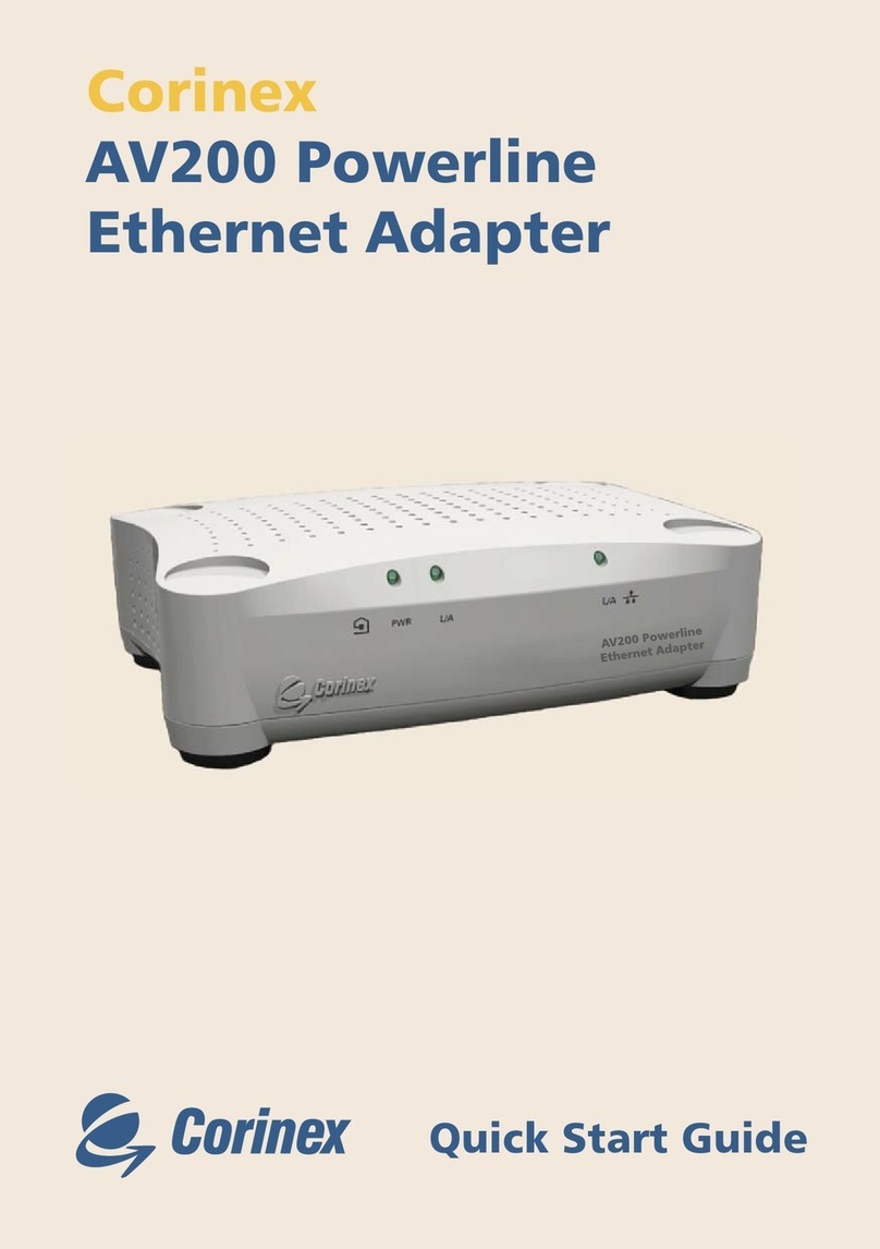 Corinex AnyWire Connectivity AV200 quick start guide