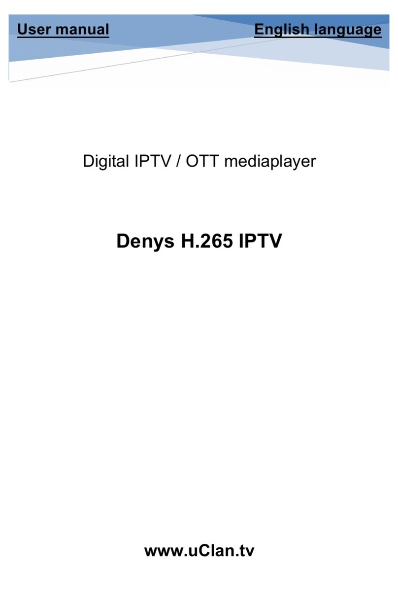 Uclan Denys H.265 user manual