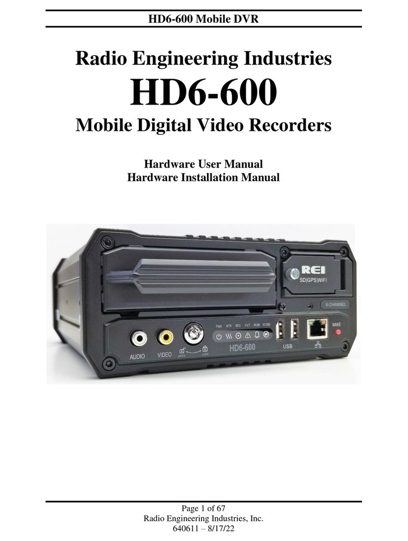 Radio Engineering Industries HD6-600 Hardware user manual Radio Engineering Industries HD6-600 Hardware user manual