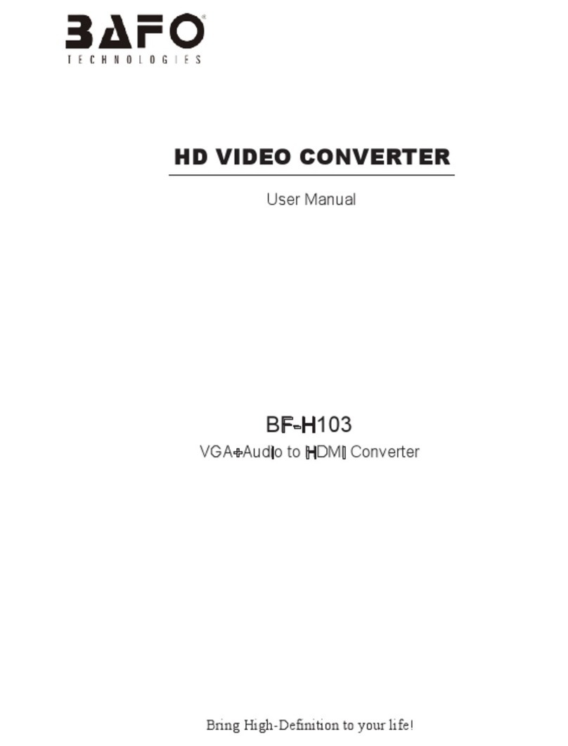 Bafo BF-H103 user manual
