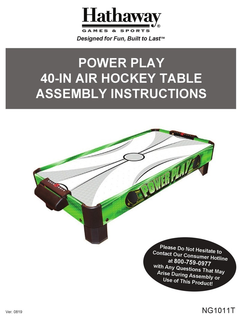Hathaway POWER PLAY BG1011T Assembly instructions Hathaway POWER PLAY BG1011T Assembly instructions