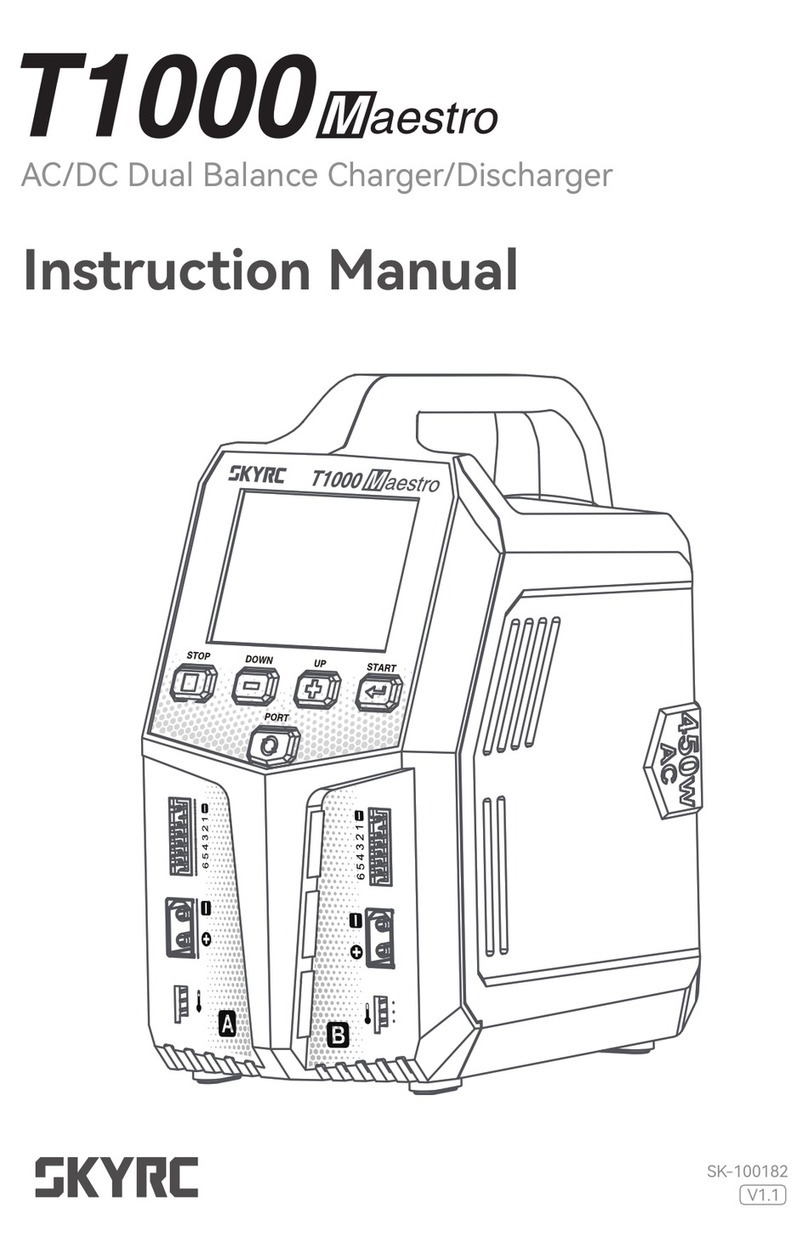 Skyrc Maestro T1000 instruction manual