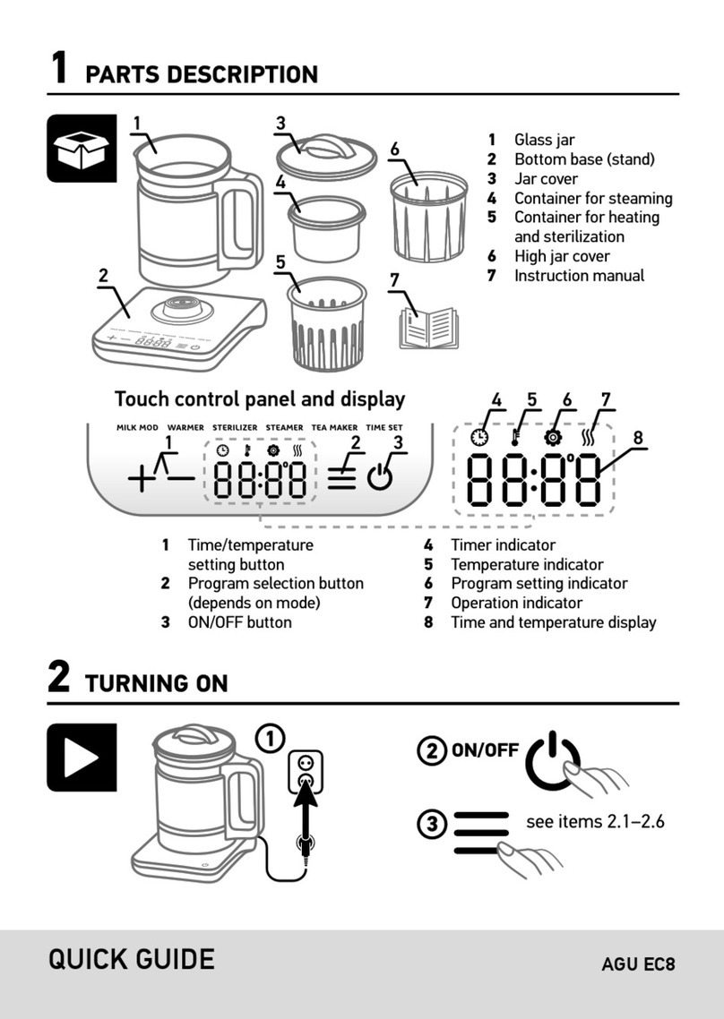 Agu Bubbly User manual