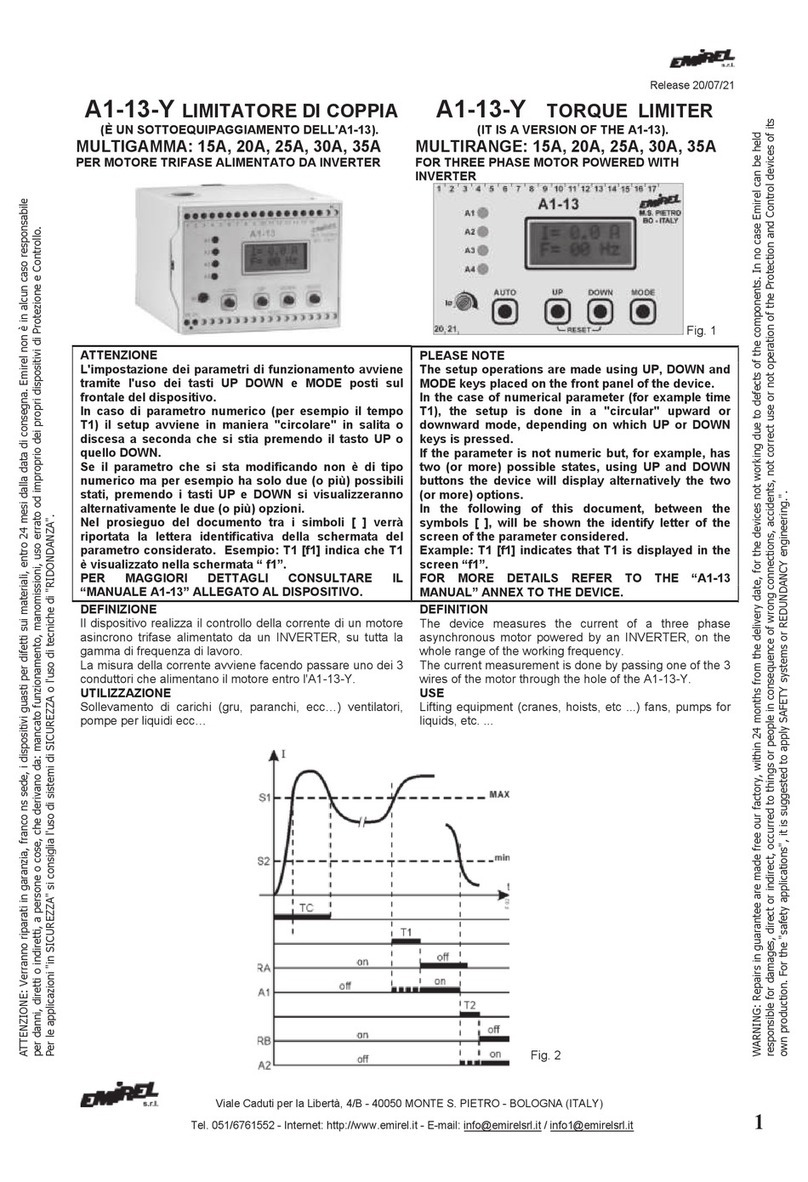 Emirel A1-13-Y instructions