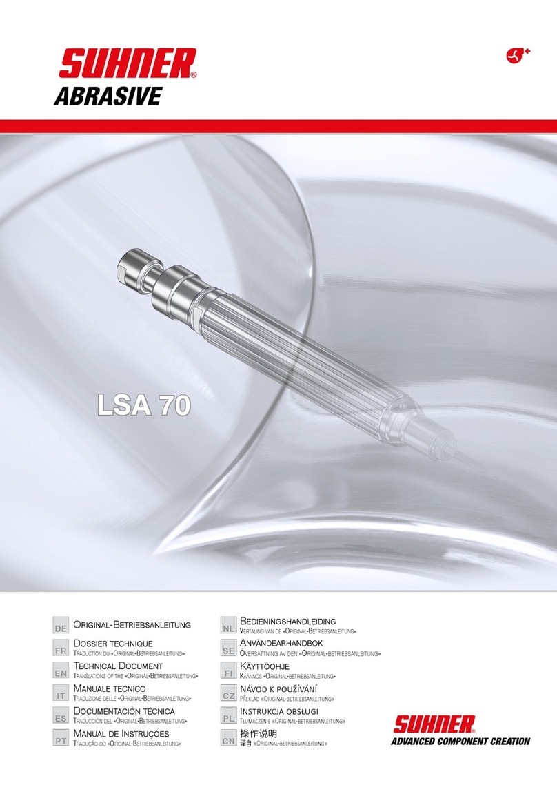 SUHNER ABRASIVE LSA 70 Technical document SUHNER ABRASIVE LSA 70 Technical document