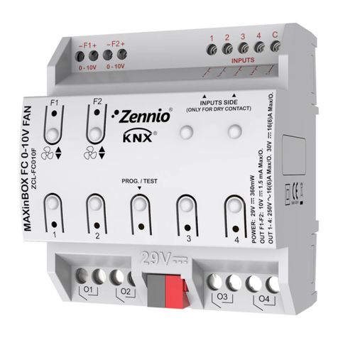 Zennio MAXinBOX FC 0-10V FAN Technical documentation