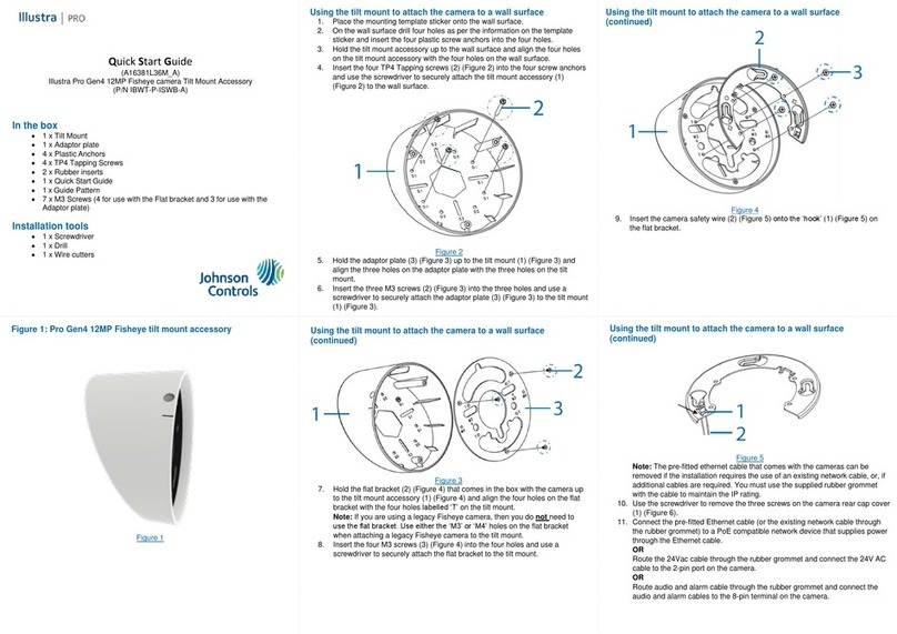 Johnson Controls Illusta PRO IBWT-P-ISWB-A quick start guide Johnson Controls Illusta PRO IBWT-P-ISWB-A quick start guide