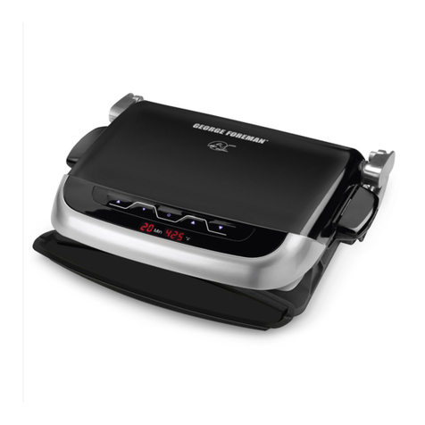 George Foreman Kitchen Bistro GRP4EW Installation instructions