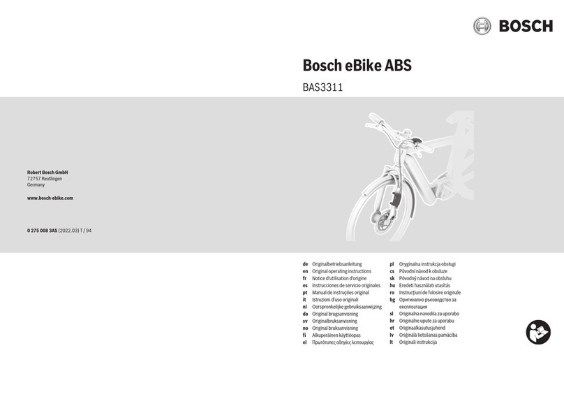 Bosch BAS3311 Original operating instructions