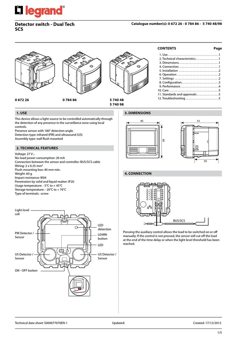 LEGRAND 0 672 26 manual