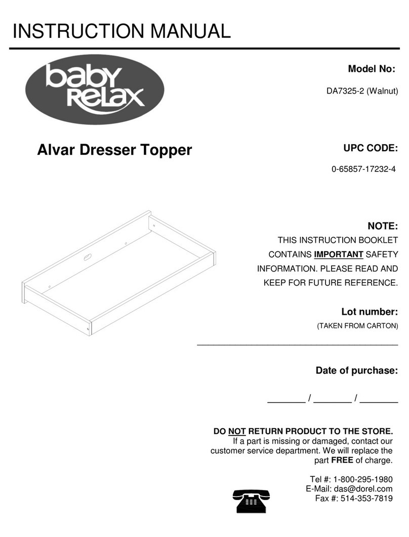 Baby Relax DA7325-2 instruction manual