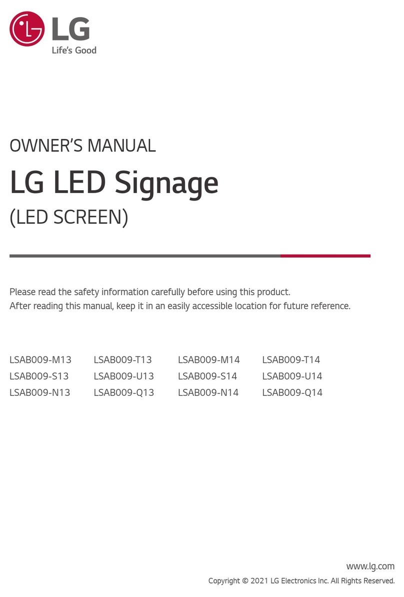 LG LSAB009-M13 User manual