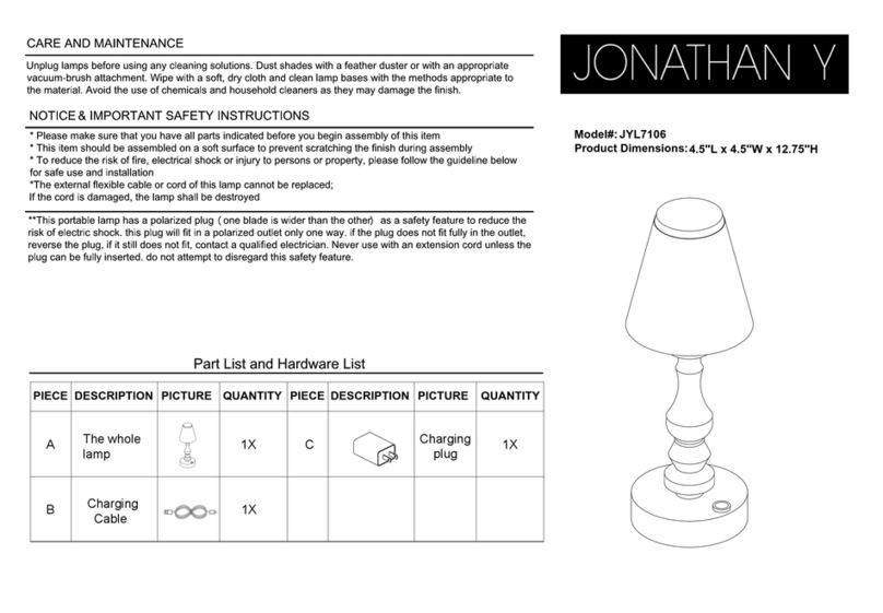 JONATHAN Y JYL7106 User manual