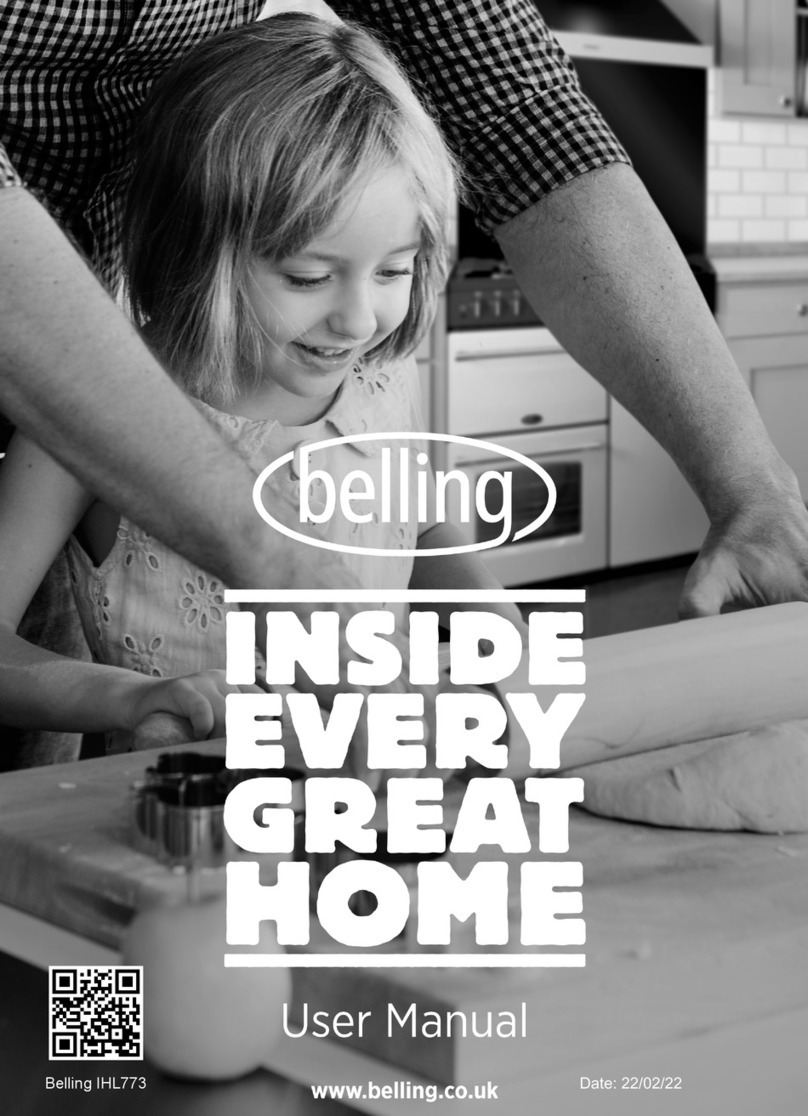 Belling IHL773 User manual