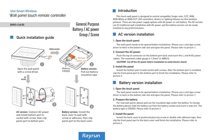 Rayrun Umi Smart User manual