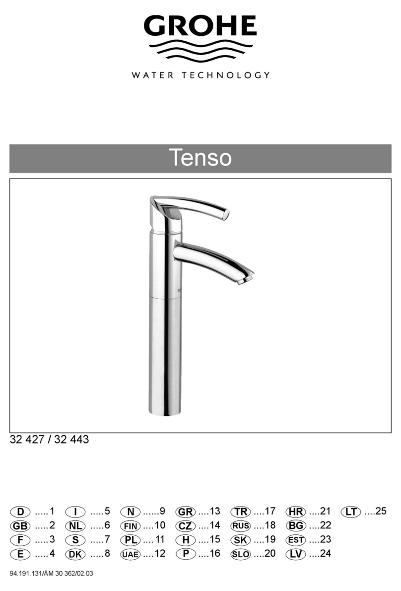 Grohe Tenso 32 427 User manual Grohe Tenso 32 427 User manual
