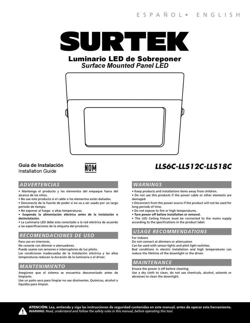 Surtek LLS6C installation guide