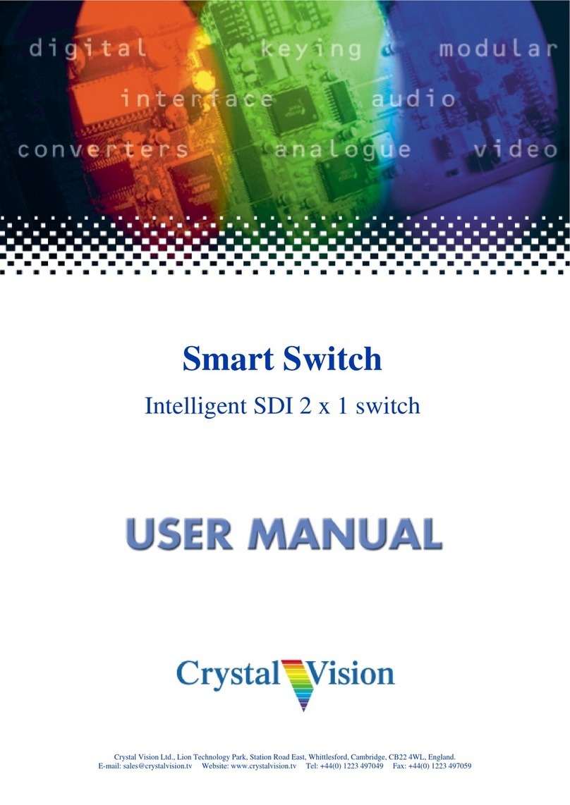 Crystal Vision Smart Switch User manual