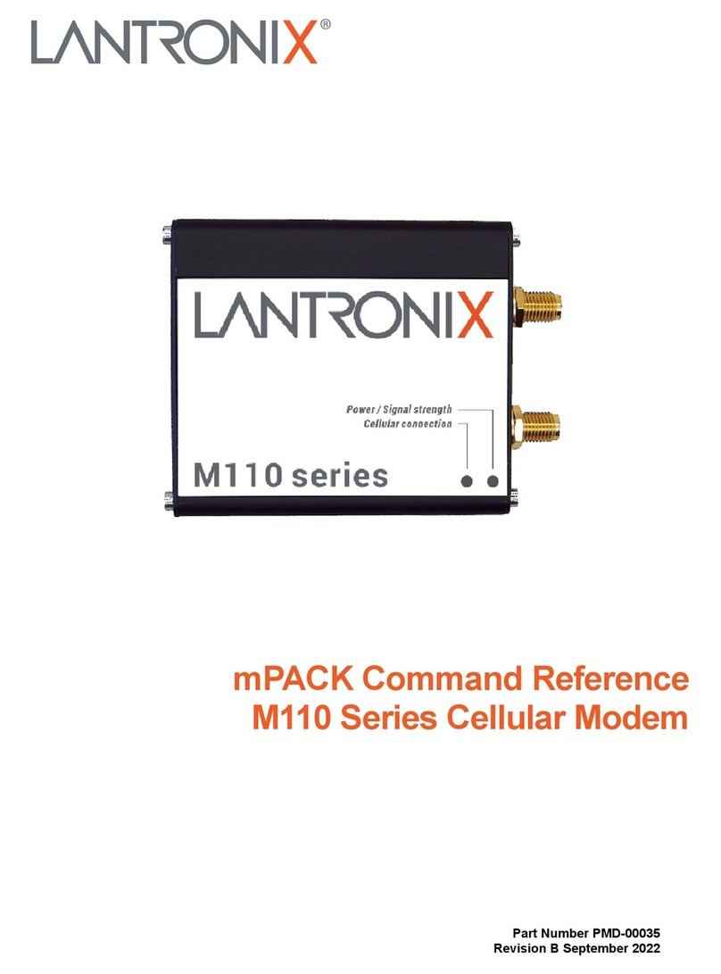 Lantronix M110 Series Command reference