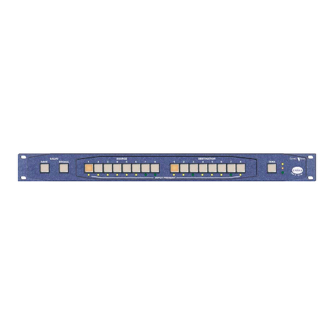 Crystal Vision SW808 Controller-48V user manual
