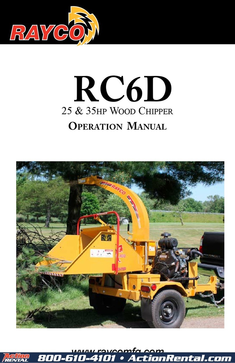 Rayco RC6D Operation manual