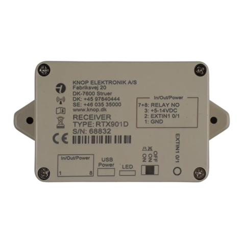 KNOP RTX901D user manual KNOP RTX901D user manual