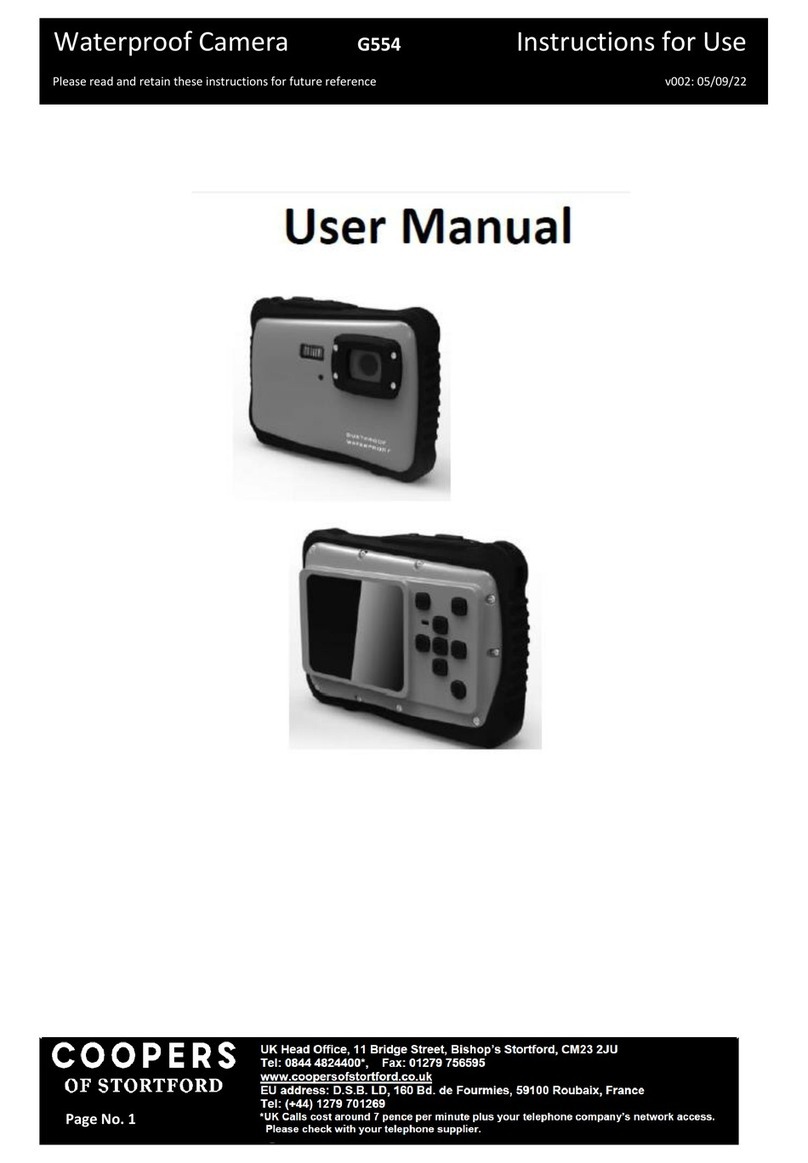 Coopers of Stortford G554 User manual