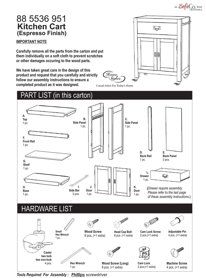 EefaCo.Store 88 5536 951 Assembly instructions