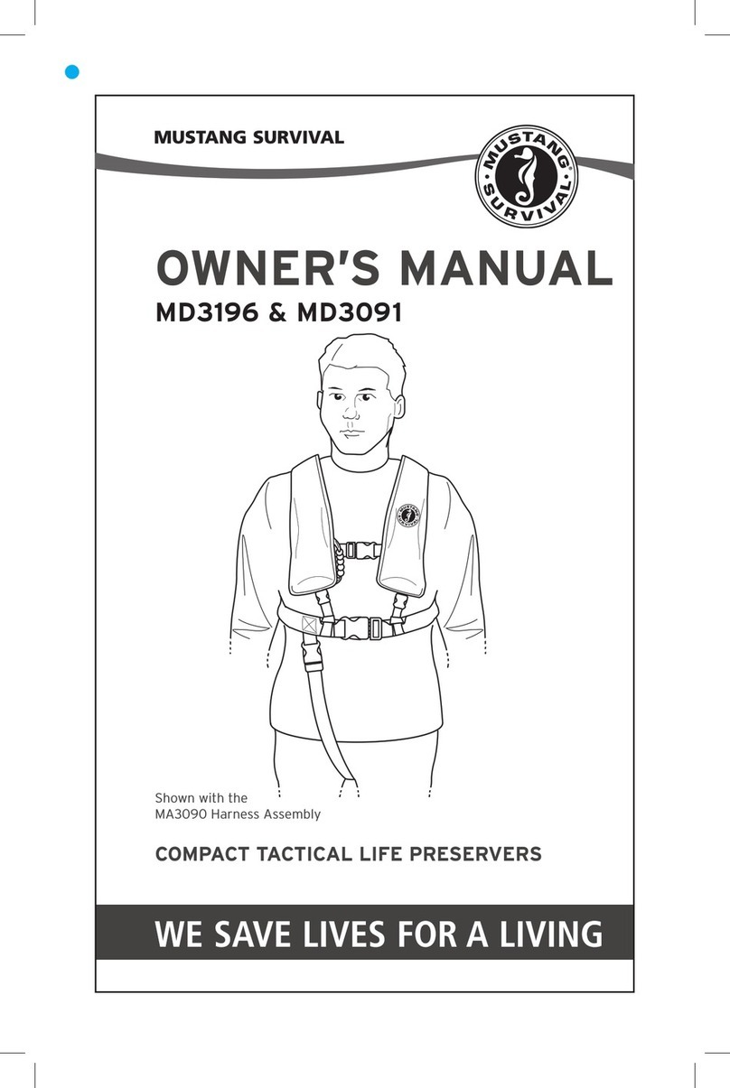 Mustang Survival MD3196 owner's manual