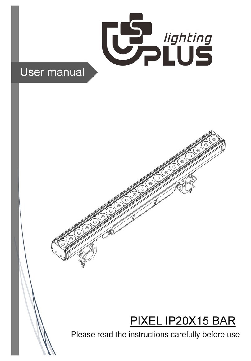 Uplus Lighting PIXEL IP20X15 BAR User manual Uplus Lighting PIXEL IP20X15 BAR User manual