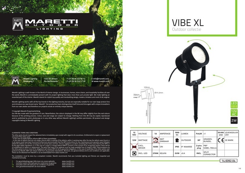 Maretti VIBE XL User manual