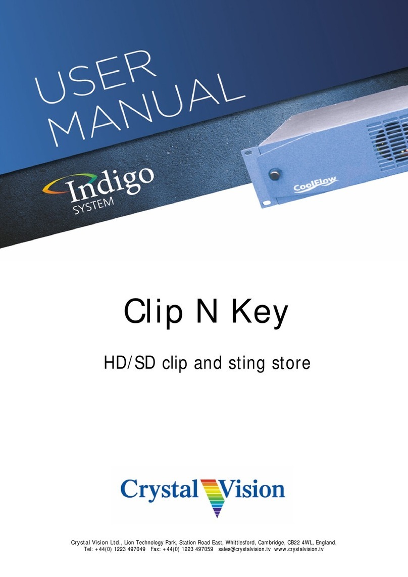 Crystal Vision Indigo Clip N Key user manual