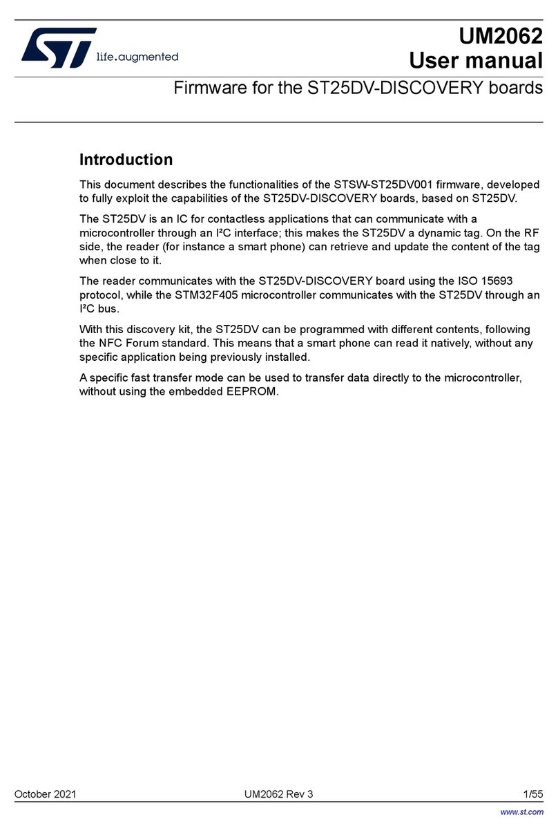 ST ST25DV-DISCOVERY User manual