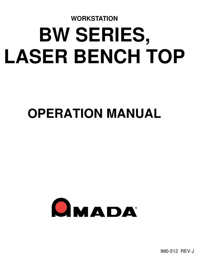 Amada BW Series Operation manual