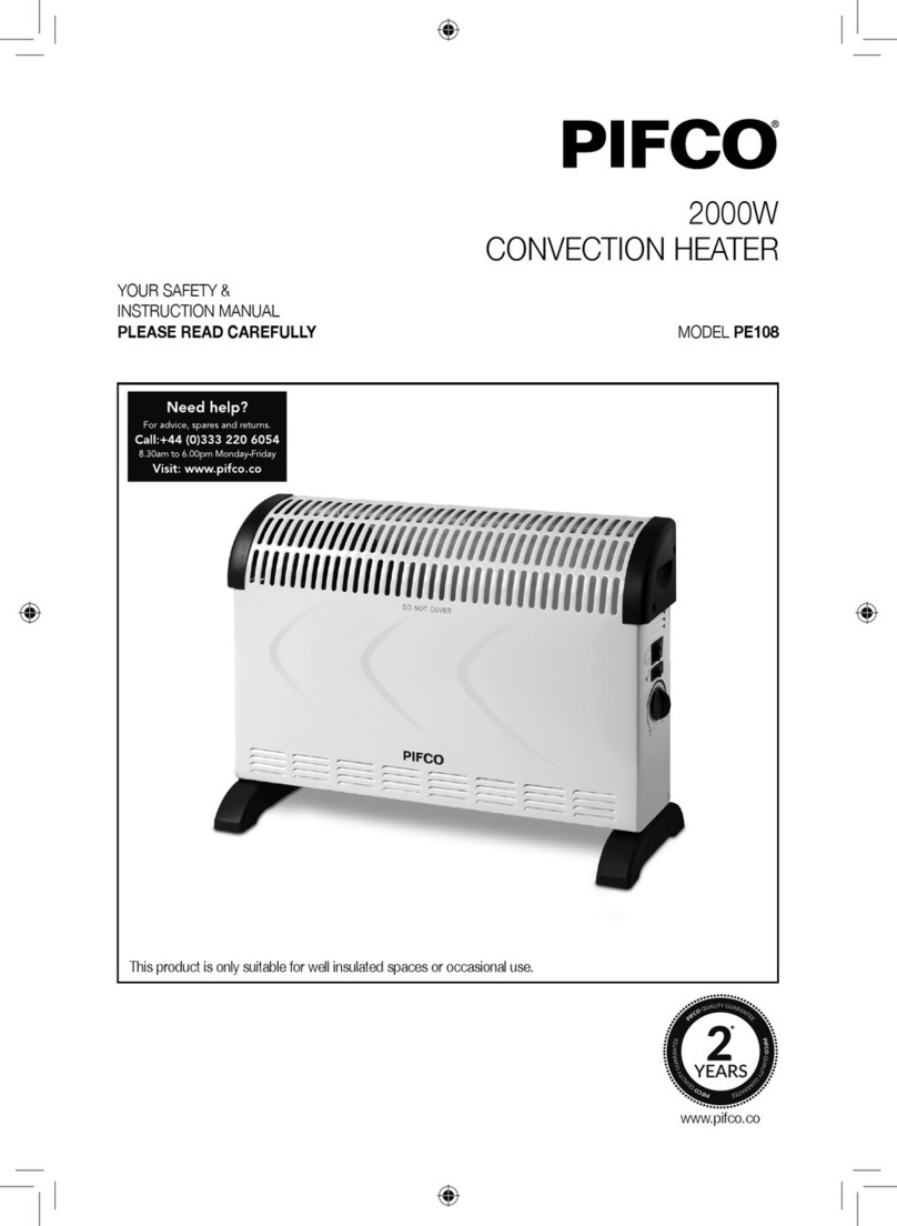 Pifco PE108 Mounting instructions