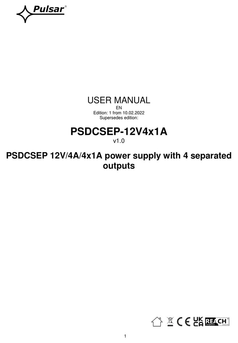 Pulsar PSDCSEP-12V4x1A User manual