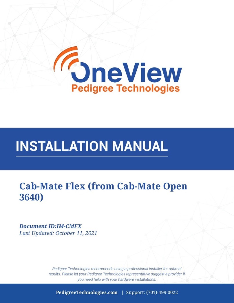 Pedigree Technologies Cab-Mate Flex installation manual